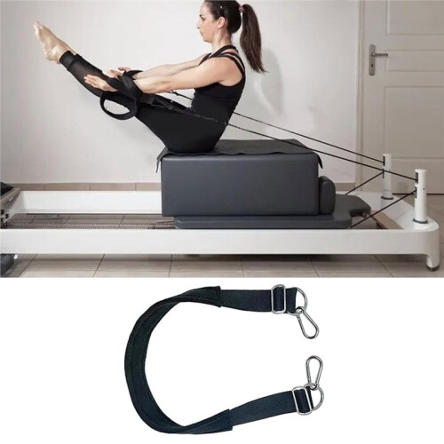 Strap para Pés de Pilates, Strap de Perna Almofadado e Strap de Extensão, Straps de Exercício de Webbing Ajustáveis Acessórios de Equipamento de 2