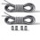 No Tie Shoe Laces Elastic Shoelaces 2-Pair Grey 1