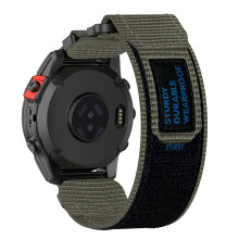 26 mm:n kelloranneke Garmin Epix- ja Fenix-sarjoille Grey