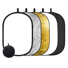 Tragbarer Fotografie-Lichtreflektor 5 in 1 Oval L
