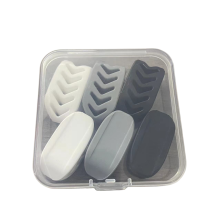 Jaw trainer masseter exerciser silicone 12-pack Black+White+Grey