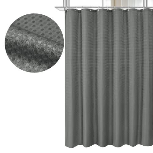Wasserdichter Duschvorhang für Badezimmer Gray S