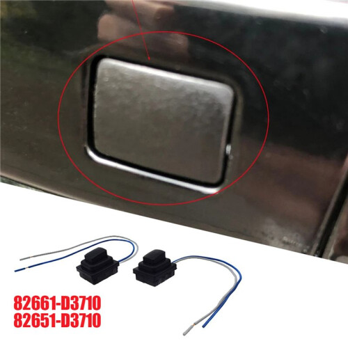 6 Pair Front Door  Handle Small Button 82661-D3710 82651-D3710 for  Tucson 2016-2020 Outside Puller 2