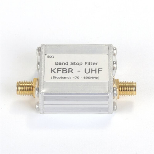 Filtro de Rechazo de Banda UHF 470-690MHz Bloqueador de Señal 5G Filtro ...