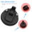 Slam  Hatch Round Pull  1/2''Door Replace M1-63 RV Marine 5