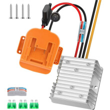 20V Till 12V Steg-Ned Omvandlare för Batteri Power Wheel Batteriadapter 20V-12V 20A 240W Inverter Buck Omvandlare