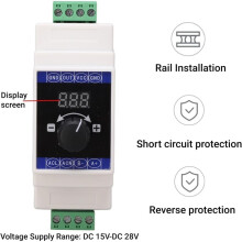 Gerador de Sinal 4-20mA AC 220V ou 4V com Display Digital Simulador de Laço de Corrente para Calibração de PLC e Teste de Dispositivos