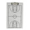 2X  Board Dry Erase Coaching Board Double Sided Design Strategy Board Whiteboard for Basketball 8