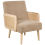 Beliani Armchair HOJBY Boucle Beige 4