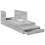 VidaXL vidaXL Storage Bed Frame with Drawer Grey Sonoma 90 cm Engineered Wood 3