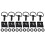 6pcs 1/4" 17mm Motorcycle Quick Release Dzus Turn Button Race Fairing Fastener Kit for     A 1