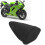 Motorrad Beifahrersitz Schwarz Passend ZX6R 10