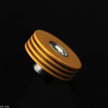 (Yellow)Nebulizzatore Elettronico Base Raffreddamento Alluminio 22mm Adattatore Dissipatore Multicolore