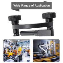 8mm Shank Diameter Height Gauge Dial Indicator Holder Half Round Combination Base Stand Center Test Finder Measurement