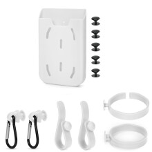 Organizer Accessories for Bogg Bags ,Adjustable Cup Phone Holder with Hooks and Keychains,for Beach Bags Inside Outside