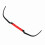 3x Bumper Lip Spoiler Universal 114cm Rot ABS 16