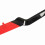 3x Bumper Lip Spoiler Universal 114cm Rot ABS 17