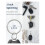 10 Pack LED Keychain Flashlight  LED Keychain Light Portable Ultra Bright Battery Powered Key Ring Torch 5
