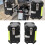 Aluminium Seitenbox Motorrad 28L mit Reflektoren 10