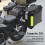 Aluminium Seitenbox Motorrad 28L mit Reflektoren 21