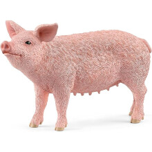 Schleich Farm World - Pig Toy Figurine - Barn Animals for Kids 3+ | 13933 | Farm Animal Figurine, Realistic Animal Toys, Barn Toy for Kids 3+
