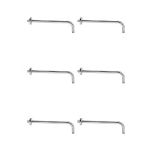 6X Shower Arm Wall-Mounted Extension Rod Stainless Steel Shower Extension Arm Tube Ceiling Shower Accessory