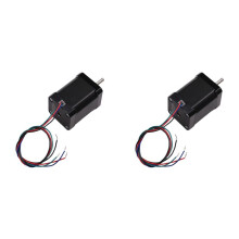 2X 42BYGH4205-N-24DH Brushless Motor 60mm 24V 4000rpm 3-Phase 8-Stage 42 BLDC Motor