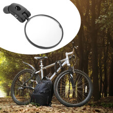 Bike Mirror,Bicycle Cycling Rear View Mirrors,Safe Rearview Mirror, Adjustable Handlebar Mounted Plastic Convex Mirror