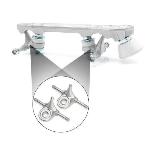 1 Pair Roller Skate Triangle Trucks,Roller Skate Plate Replacement Double Action Trucks Roller Skating Accessories 2