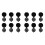 i cafilas 12 Reusable  Capsules Refillable Coffee Capsule Filter Compatible with  (12, Black) 1