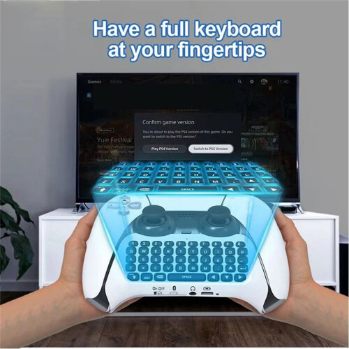 Wireless Keyboard for PS5 Game Console  External Keyboard for Playstation5 ChatPad  Keyboard 2