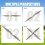 4 Peças RC Hélices CW 12x6 Polegadas para Avião com Anéis Adaptadores 6