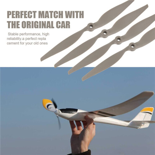 4 Peças RC Hélices CW 12x6 Polegadas para Avião com Anéis Adaptadores 2