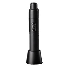 Bincoo Kaffeepulvernadel, Einheitlicher Kaffeepulver-Pulverspender mit Teleskopischer Magnetischer Nadel für Loses Pulver, Schwarz