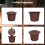 5/Pcs Stainless Steel Filter Reusable Coffee Capsules for  Machines(B) 1