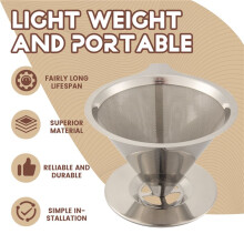 GießEn Über Kaffee Tropfer Wiederverwendbarer Tropf Kegel Kaffee Filter Tragbar GießEn Über Kaffee Maschine Hause BüRo Camping