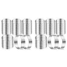 40 Stuks 3 Inch Geperforeerde Taartringen Ronde Taartring Roestvrijstalen Taartringen voor Het Bakken van Anti-Aanbak Metalen Ronde Taartring