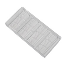 Candy Bar Chocoladevorm Bakken Snoepvoorraad Taartversieringsgereedschap Transparante Harde Chocoladefabrikant Polycarbonaat