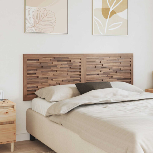 VidaXL vidaXL Bed Headboard Natural Solid Teak Wood