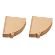 400PCS Coffee Filters Papers, 2 Cone Paper,1-4 Cup,Natural Paper Coffee Filter for ,Coffee Dripper Cones