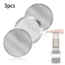 6 Pack Metal Reusable Coffee Filter Mesh for Coffee Maker Espresso Maker, Silver
