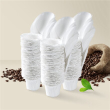 300PCS Coffee Filter Paper Cup Food Grade Filter Paper Holder Coffee Machine Paper Filter Capsule K Cup with Cover