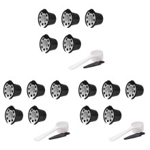 15 Pcs Coffee Filters for Stainless Steel Mech Refillable Coffee Capsule Pod Dripper Basket Cup Cafeteira