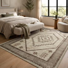 (160 x 230 cm 5 ft 3 in x 7 ft 7 in, RADIANT- CASHMERE RUG) Large Rugs Living Room Bedroom Traditional Carpets