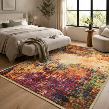 (160 x 230 cm 5 ft 3 in x 7 ft 7 in, VIBRANT- CASHMERE RUG) Large Rugs Living Room Bedroom Traditional Carpets