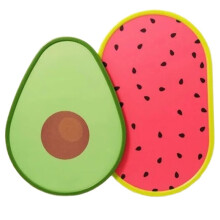 Cutting Board Watermelon Avocado Double-Sided Cute Fruits Vegetable Cutting Board Chopping Board Kitchen