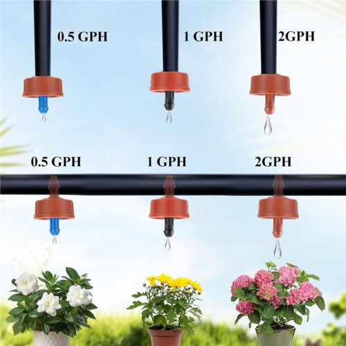200pcs 2L Dripper, Pressure Compensated Drip Dripper, Used for Drip Irrigation System 2