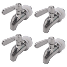 4X Stainless Steel Faucet Tap Draft Beer Faucet for Home Brew Fermenter Wine Draft Beer Dispenser Drink Fridge Kegs
