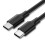 Ugreen USB-C til USB-C kabel PD, QC, 3A, 480mbps, 1,5m - Sort 1