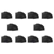 1000 Pack Smell Proof Bags - 3 x 4 Inch Resealable Mylar Bags Foil Pouch Bag Flat Zipper Closure Bag Matte Black